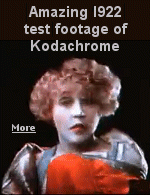The 1922 test of Kodak color film was four minutes of pretty actresses posing for the hand-cranked camera. 